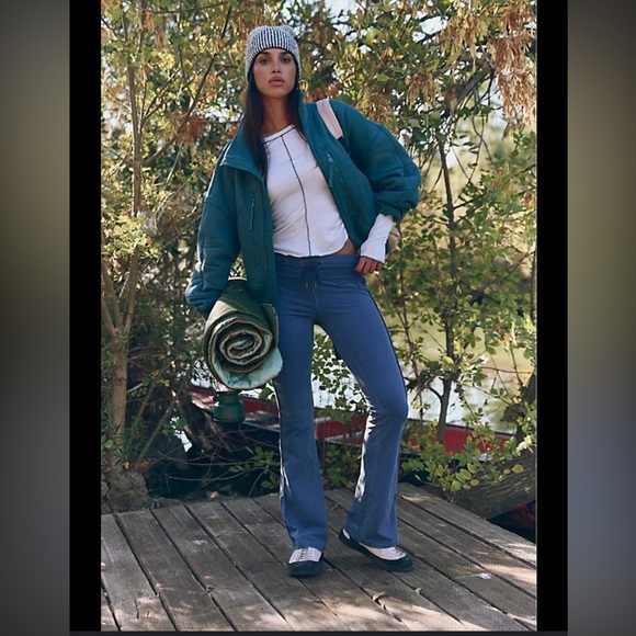 NWOT free people Limitless Pants fp movement - Picture 1 of 8